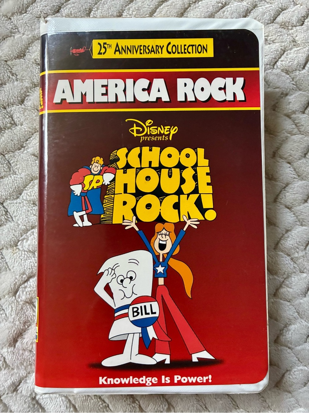 Schoolhouse Rock - America Rock (VHS, 1998, Clam Shell) Vintage Disney Tape